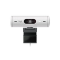Camara Web Logitech Brio 500 - Full HD 1080P, USB-C, Off White (960-001426)