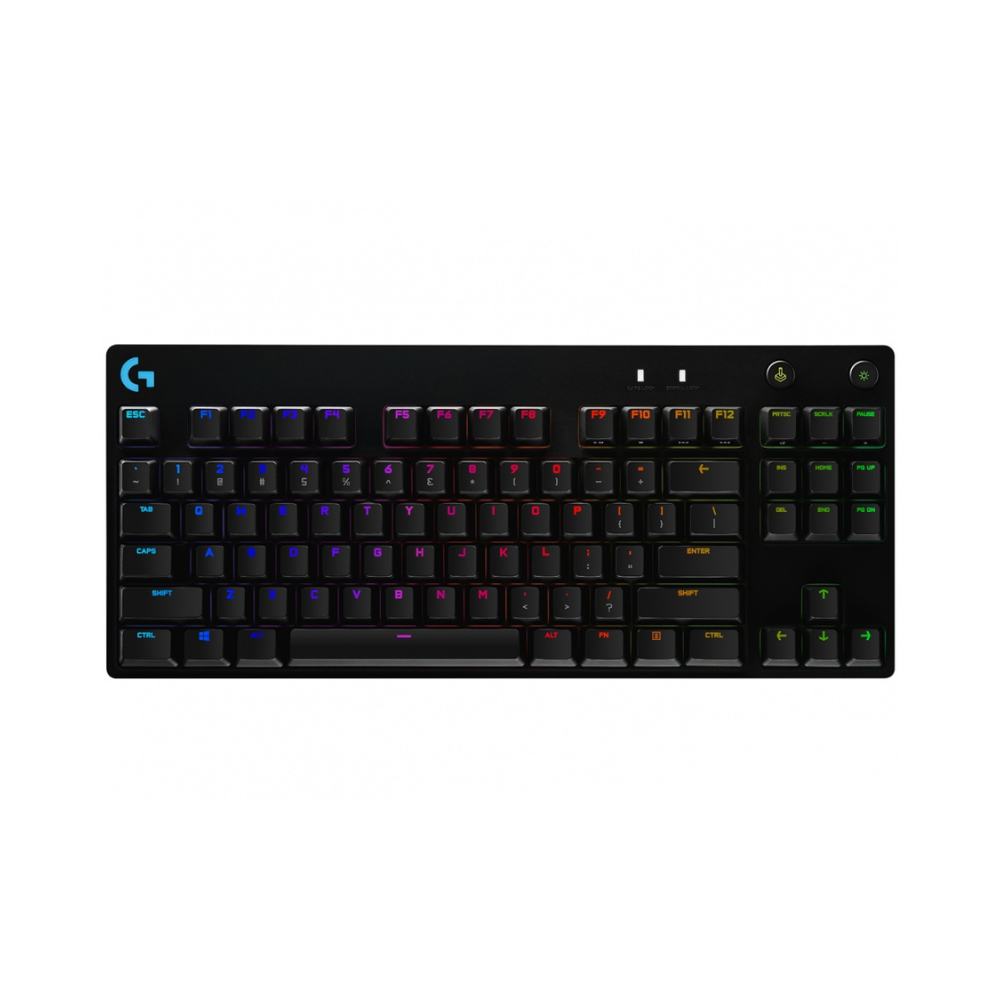 Teclado Logitech Pro Gaming USB RGB Lightsync Negro (920-009388)