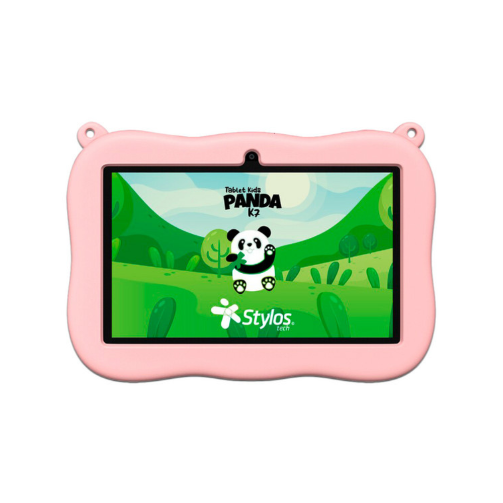 Tablet Stylos Panda Kids 7 Rosa