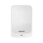 Disco duro externo Adata 1TB, 2.5", USB 3.2, HV320 Slim, color blanco.
