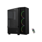 Gabinete Yeyian Ventle ATX, 3 Ventiladores ARGB, Cristal Templado (YCH-ATAB-01BK)
