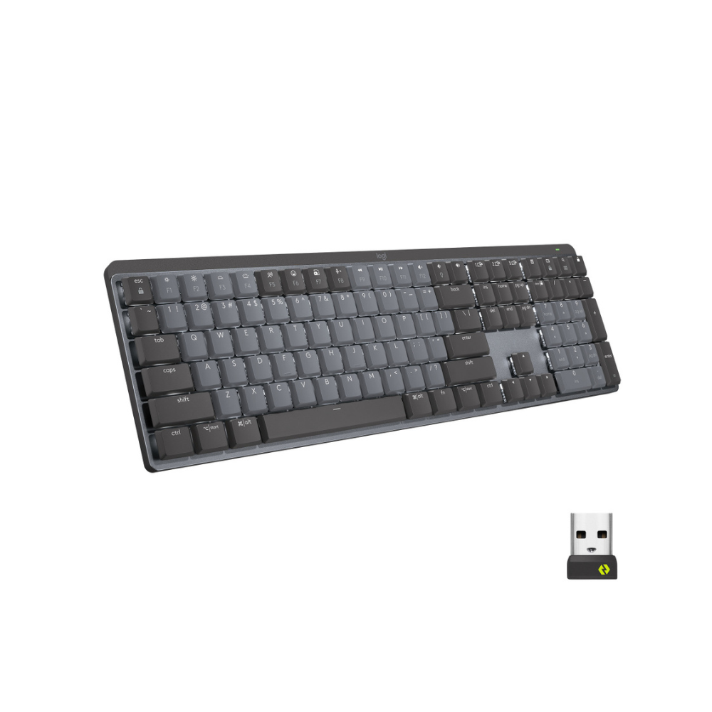 Teclado Logitech MX Mechanical Bluetooth USB Bolt Graphite (920-010845)