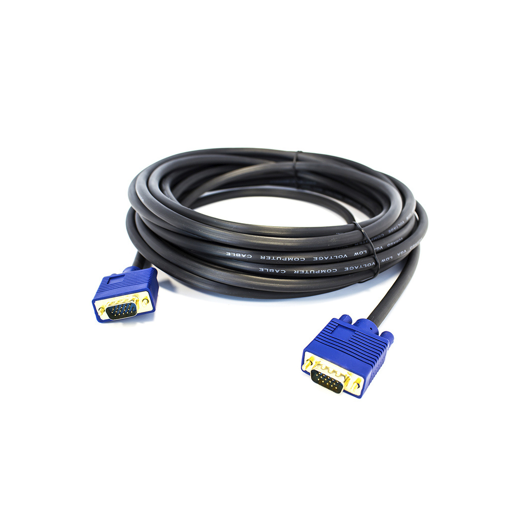 Cable Vorago VGA Macho-Macho 10M Negro (CAB-205)
