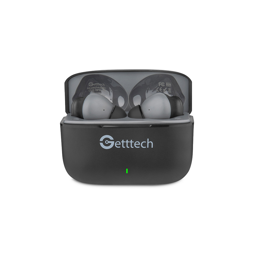 Audifonos Earbud GETTTECH GUE-T8PBL-BG Bluetooth Color Negro