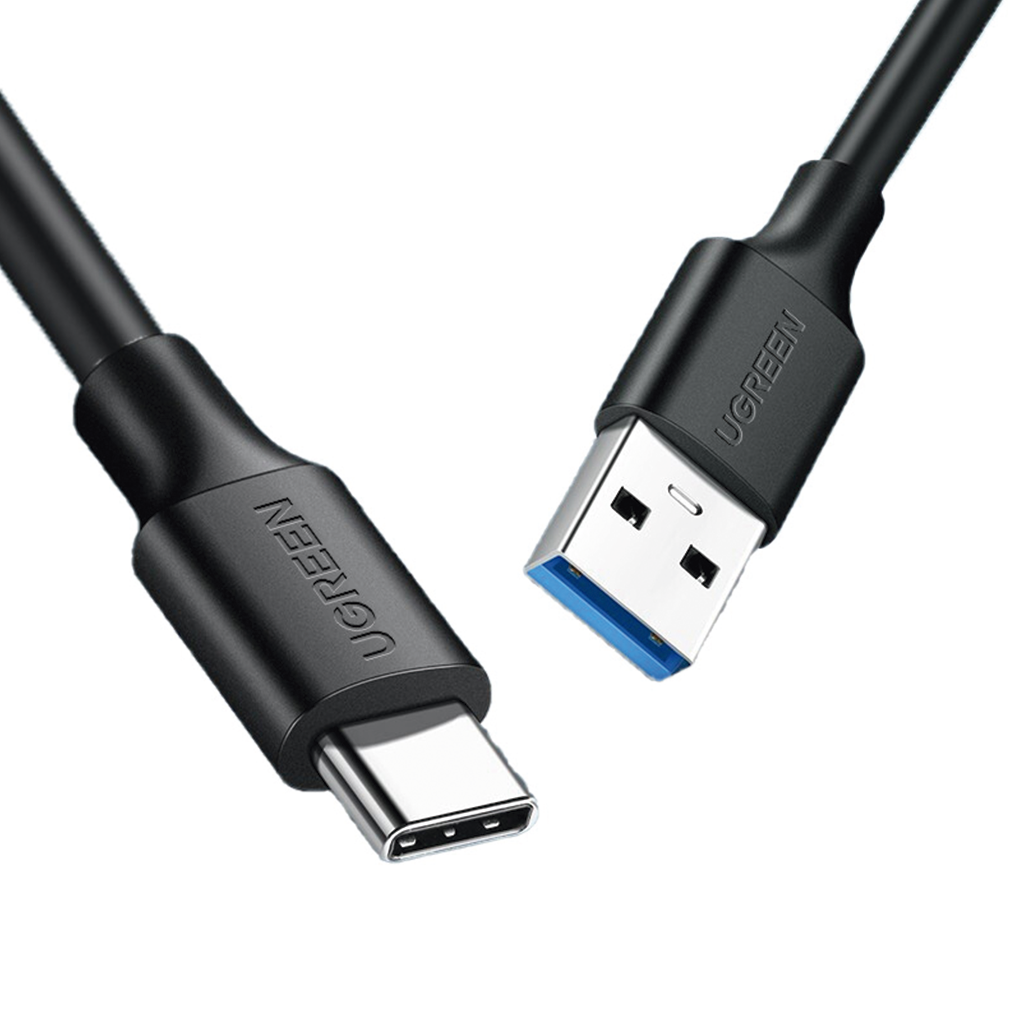 Cable USB A a USB C 2m Carga Datos 60W 5Gbps QC 3.0 FPC AFC Protección ABS TPE Negro