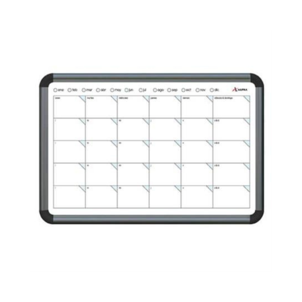 Pintarron Alfra Planeador Mensual Master Board 40X60