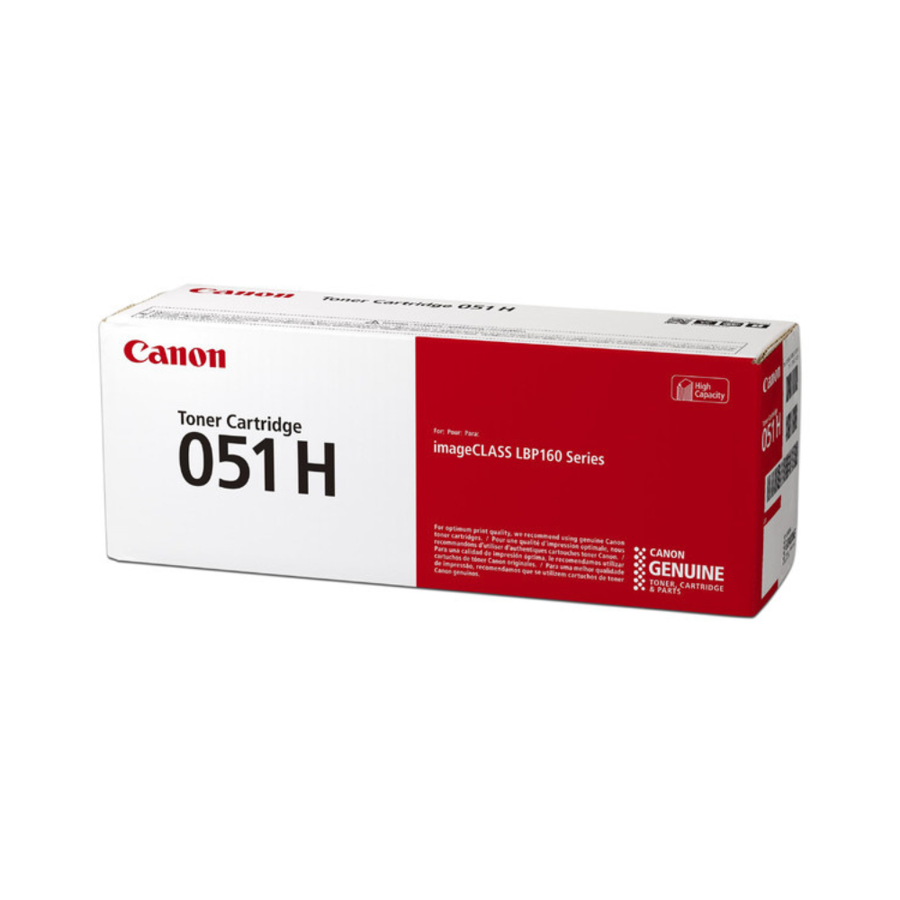 Tóner Canon 051H 2169C001AA Negro Alto Rendimiento Para MF269DW / LBP162DW / MF267DW / MF264DW — Rendimiento 4,100 Páginas