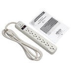 Supresor de picos TrippLite STRIKER Protect It! con 7 contactos NEMA 5-15R 1080 joules 15A cable de 1.83m