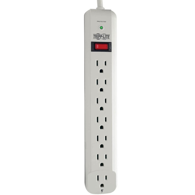 Supresor de picos TrippLite STRIKER Protect It! con 7 contactos NEMA 5-15R 1080 joules 15A cable de 1.83m
