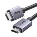 Cable HDMI 2.0 Nylon 1m 4K60Hz ARC Dolby Atmos TrueHD DTS HD HDR 3D 3 Modos Protección Blindaje Niquelado Aluminio