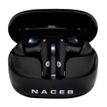 Audifonos Naceb Inalambrico IN-EAR color Negro Bluetoorh TWS ANC+ ENC