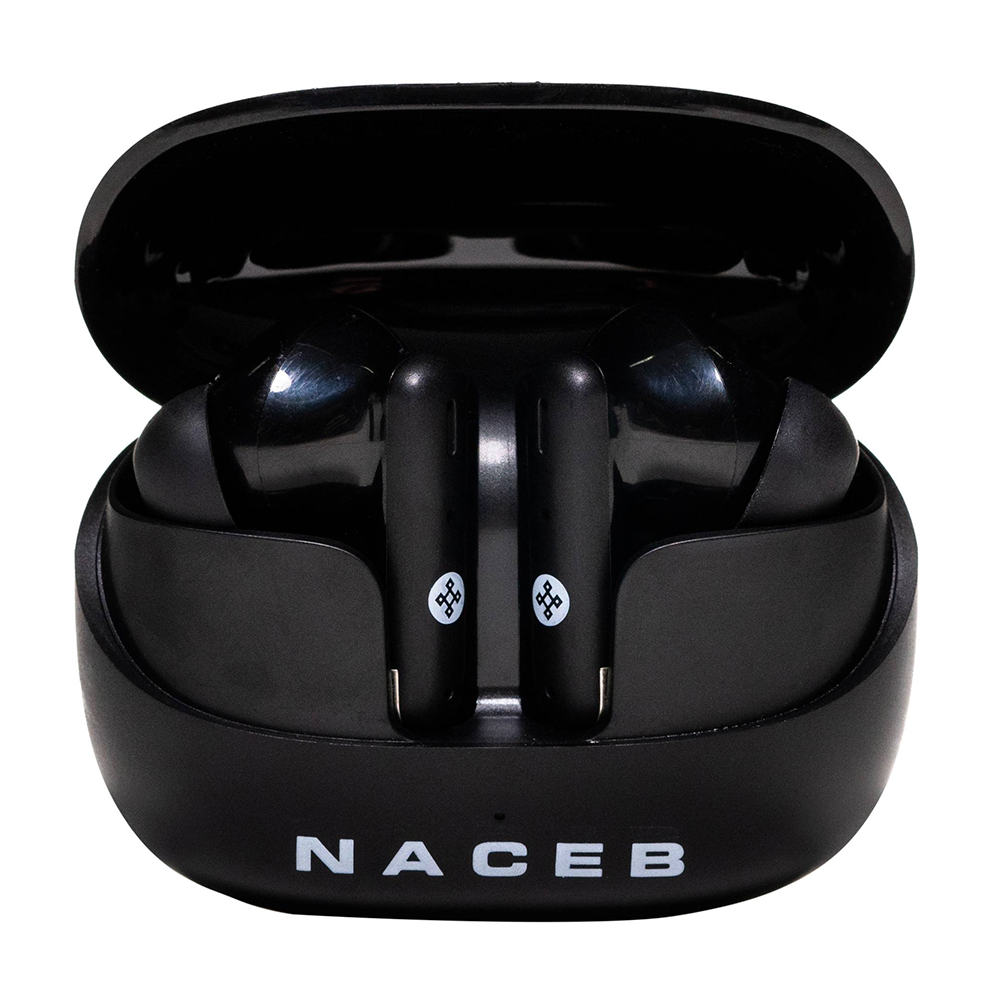 Audifonos Naceb Inalambrico IN-EAR color Negro Bluetoorh TWS ANC+ ENC