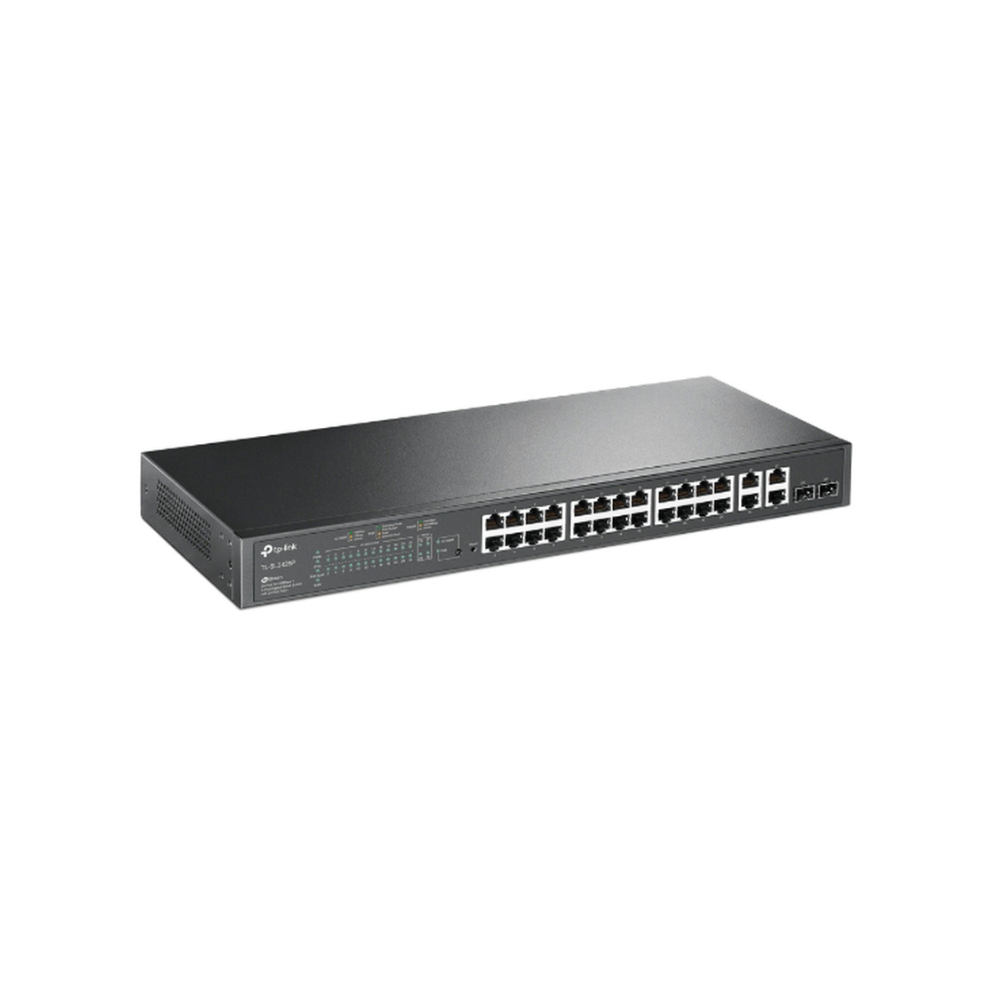 Switch PoE+ JetStream SDN 24 Puertos 10/100Mbps + 2 Uplink 10/100/1000Mbps + 2 SFP, 250W
