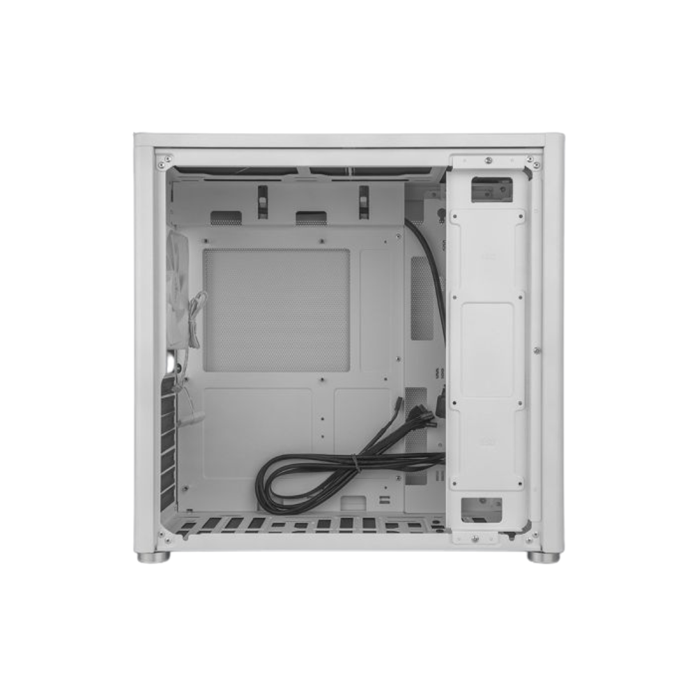 Gabinete Yeyian Gamer Hussar Plus ATX, USB-C, Cristal Templado, Blanco (YCM-ASHUS-01)