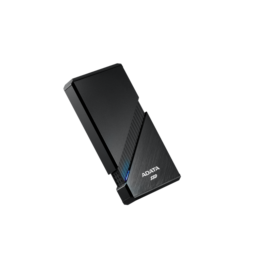 Unidad de Estado Sólido Externo Adata SE920 de 1TB, USB C 4.0, Negro.