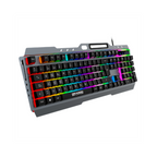 Kit Teclado y Mouse Gamer Nextep Alámbrico Tapete Incluido RGB USB Negro NE-484K