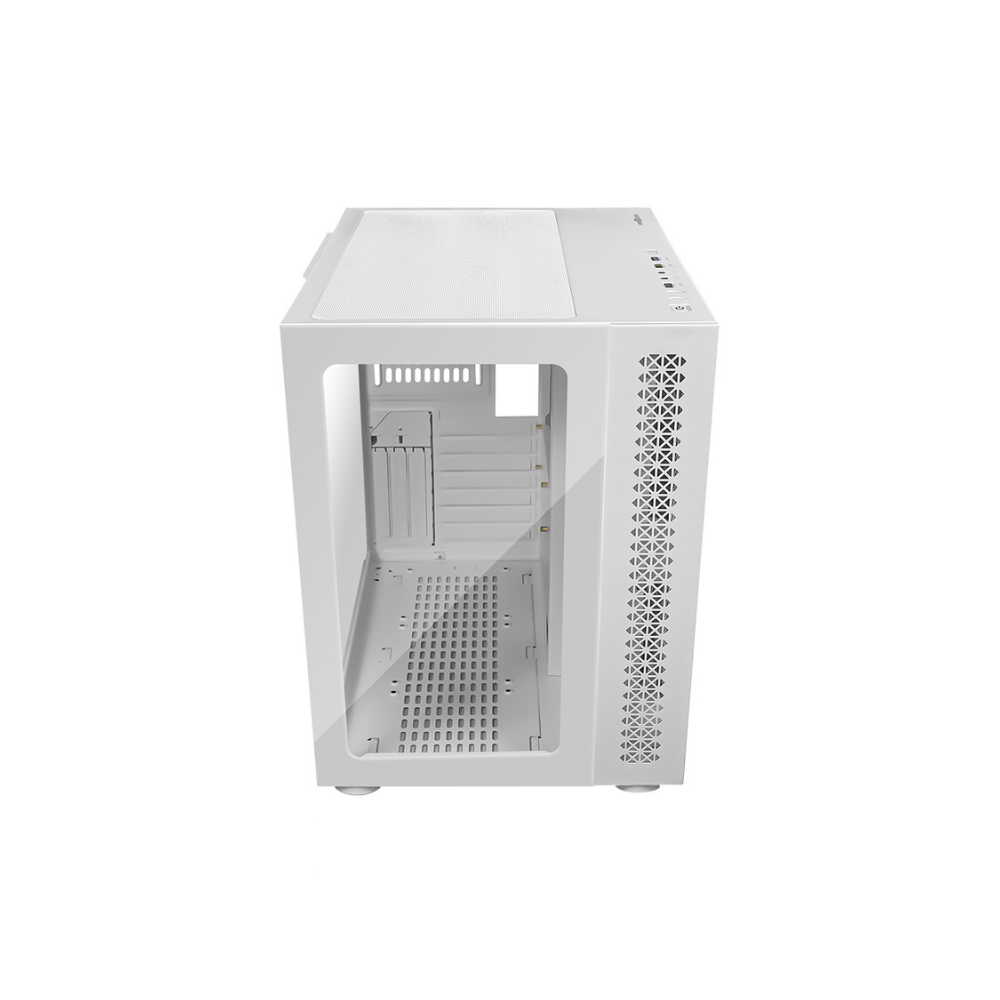 Gabinete Game Factor ATX Fishtank, Doble Cristal, USB 3.0, sin Fuente CSG700 Blanco