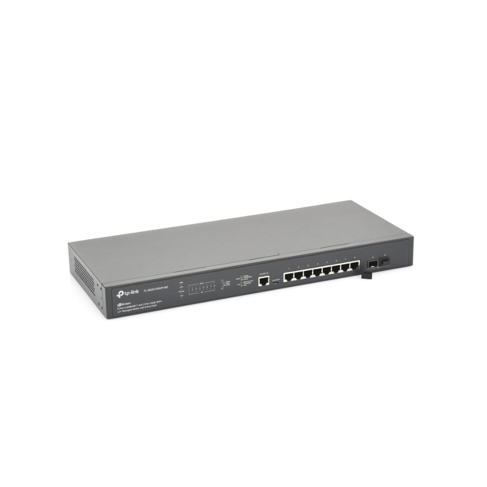 Switch L2+ Omada PoE+ 8 Puertos MultiGigabit 2.5G + 2 SFP+ 10G, Administracion Omada