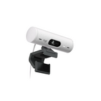 Camara Web Logitech Brio 500 - Full HD 1080P, USB-C, Off White (960-001426)