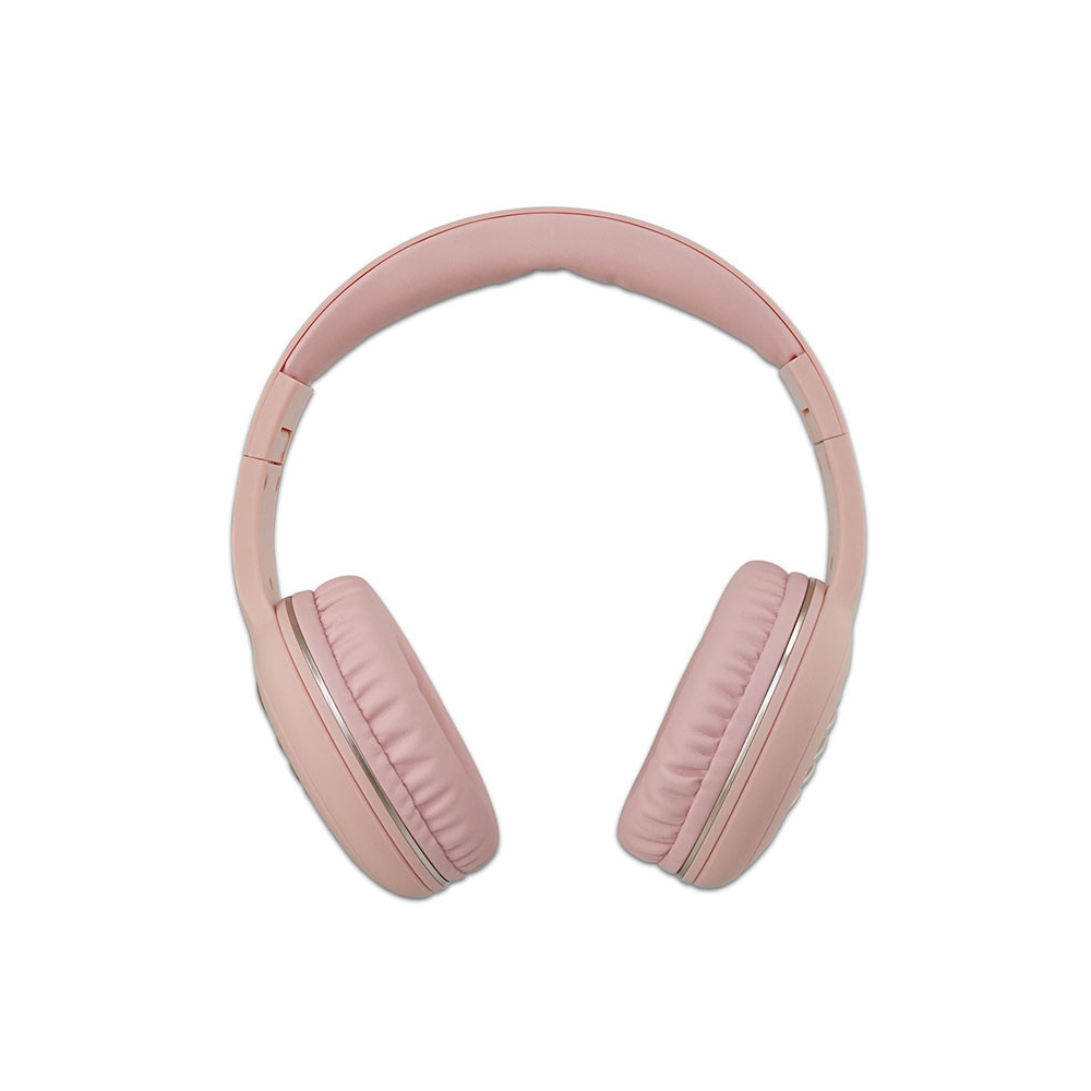 Diadema GETTTECH GDJ-33201P Joy Bluetooth/TF/FM/AUX 250 mAh Recubierta de Goma Rosa