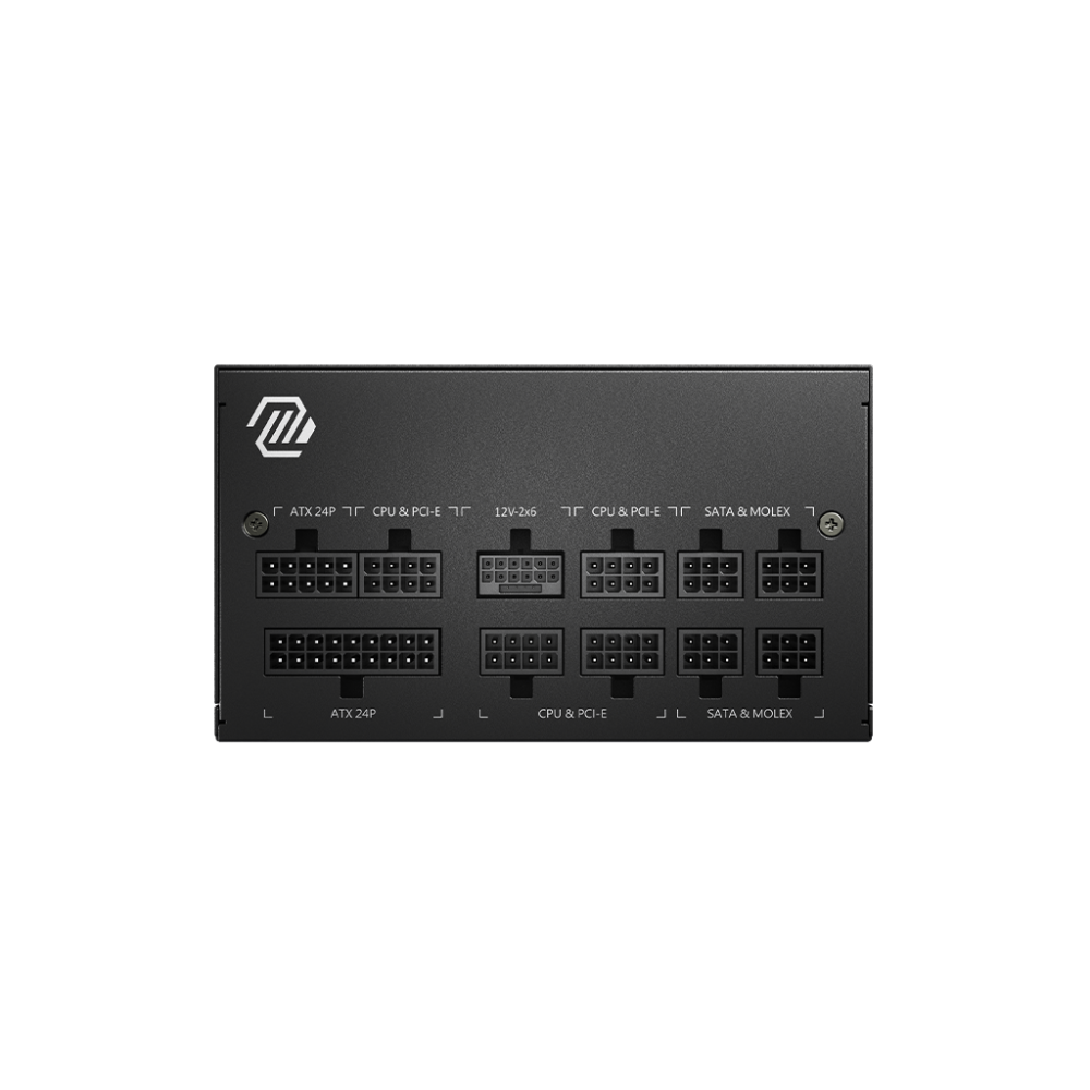 Fuente de Poder MSI MAG A750GL PCIe5 750W 80 Plus Gold Full Modular