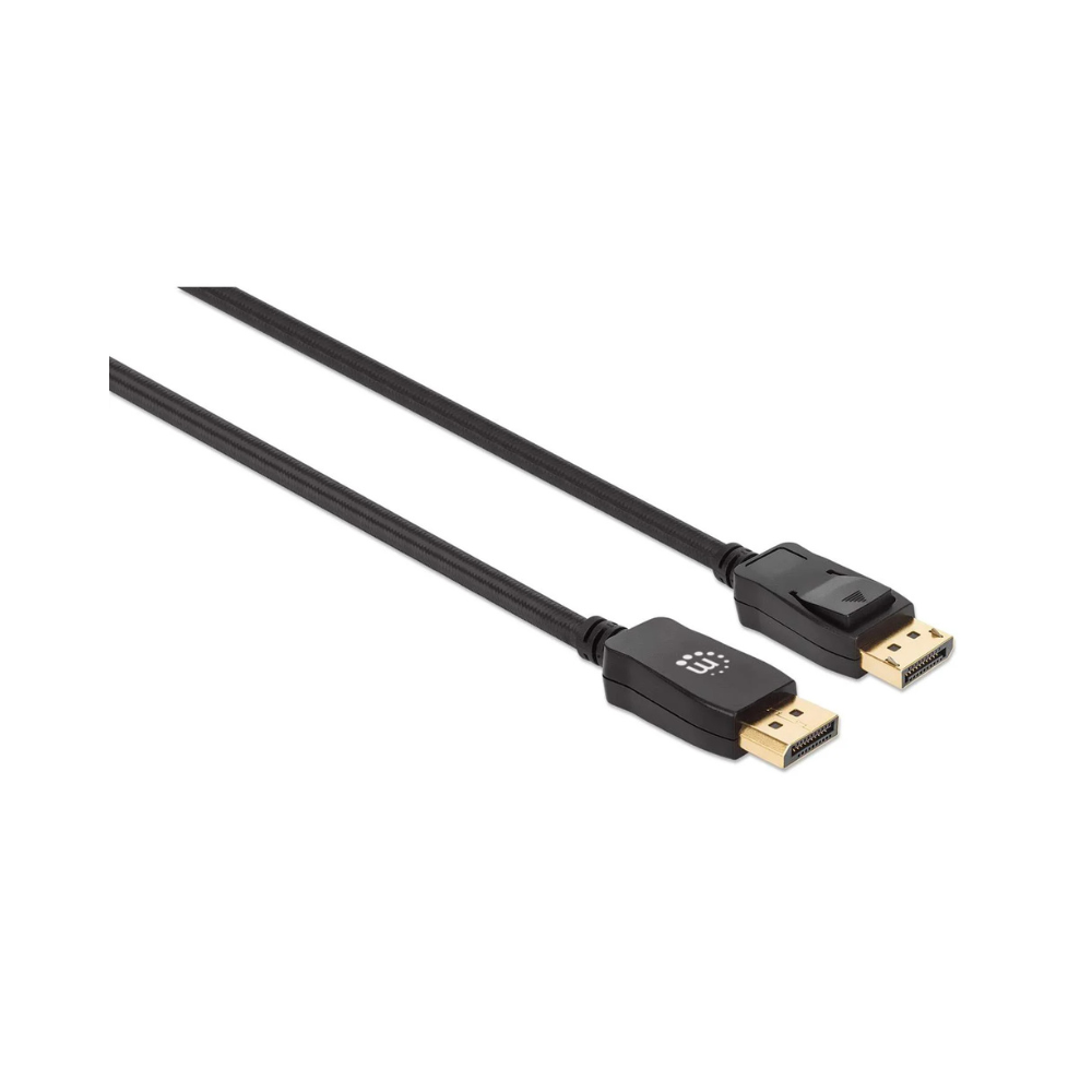Cable DisplayPort Manhattan V1.4 M-M 1.0M Negro 8K@60Hz/4K@120Hz (353595)