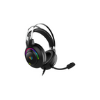 Audifonos Balam Rush Hesix II HS688 Azender Negro alambricos Over Ear Microfono Fijo Compatible con PC Dispositivos moviles Consolas RGB Jack 3.5 m