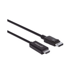 Cable Manhattan DisplayPort a HDMI 4K@60Hz Macho-Macho 3M (153218)