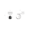 Camara PT Wi-Fi con Bateria Recargable (Sin Cables), 2K Plus (4 Megapi­xeles), Compatible con Panel Solar CS-CMT-SOLARPANEL-C, Seguimiento Inteligente, Vision Nocturna a Color, Deteccion Humana, Uso Exterior