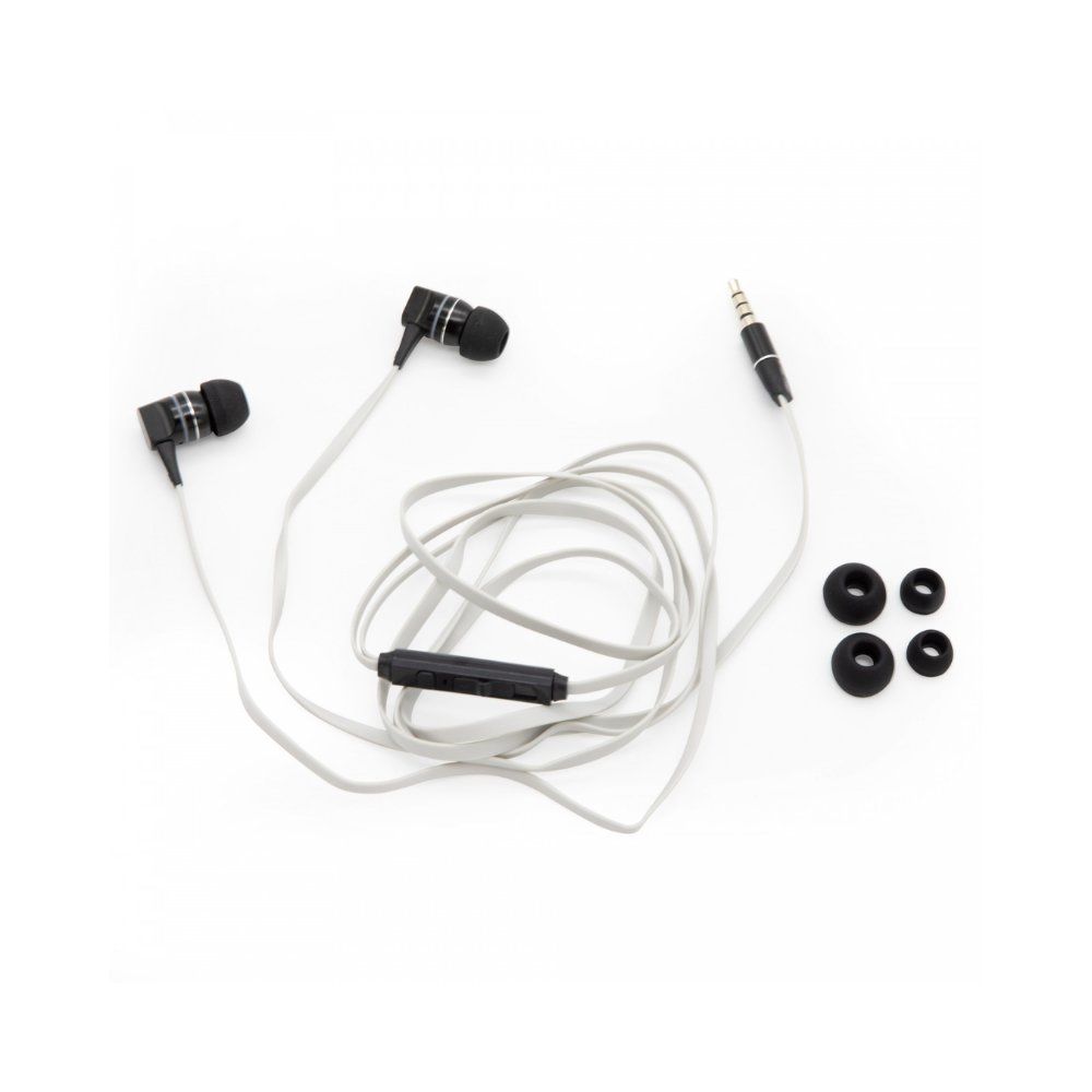 Audífonos Auricular GETTTECH Smooth MI-2140G 3.5 mm Negro con Gris