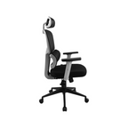 Silla Gaming Start The Game - Reclinable con Descansabrazos 1D, Negra, Malla (CGM-400-BK)