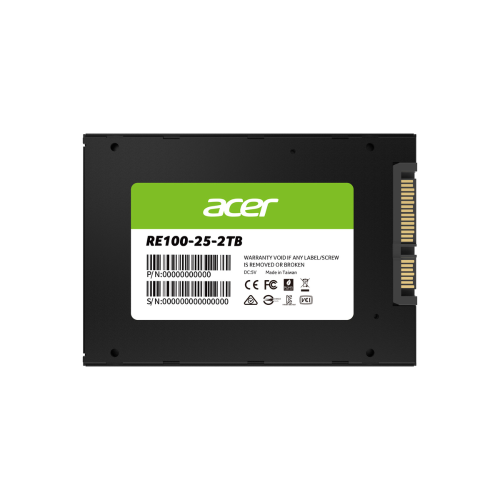 Unidad de Estado Sólido Acer RE100 de 2TB, 2.5" SATA III 562MB/S