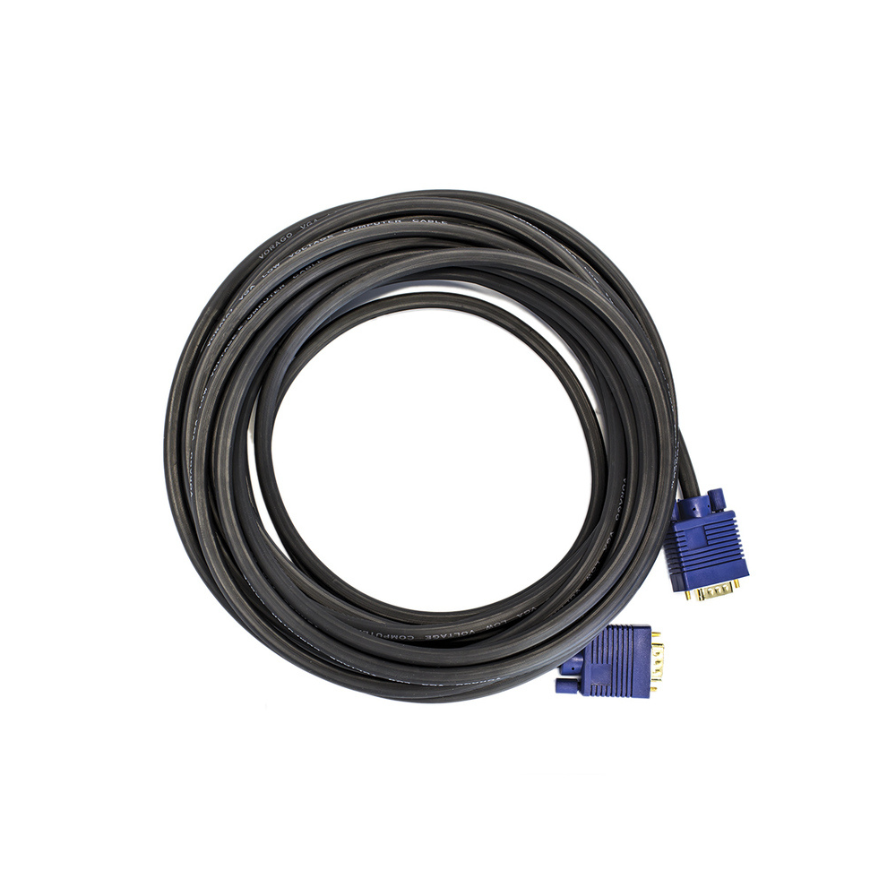 Cable Vorago VGA Macho-Macho 10M Negro (CAB-205)