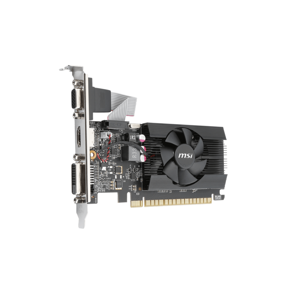 Tarjeta de Video MSI 2GB GeForce GT 710 DDR3 DVI-D VGA HDMI LP
