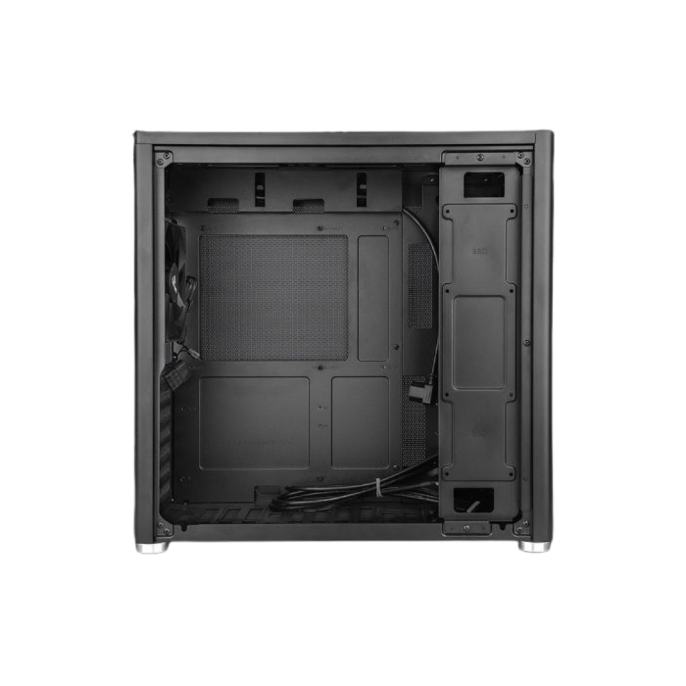 Gabinete Yeyian Gamer Hussar Plus ATX, USB-C, Cristal Templado, Negro (YCM-ASHUS-01)