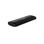 Unidad de Estado Sólido Externo ADATA SE760 de 512GB, USB C 3.1, Negro.