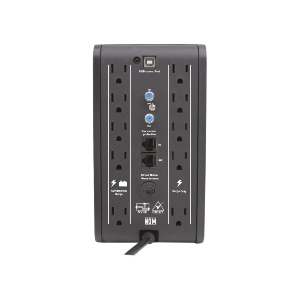 No Break CDP R-SMART1010 1000VA, 500W, 10 Contactos