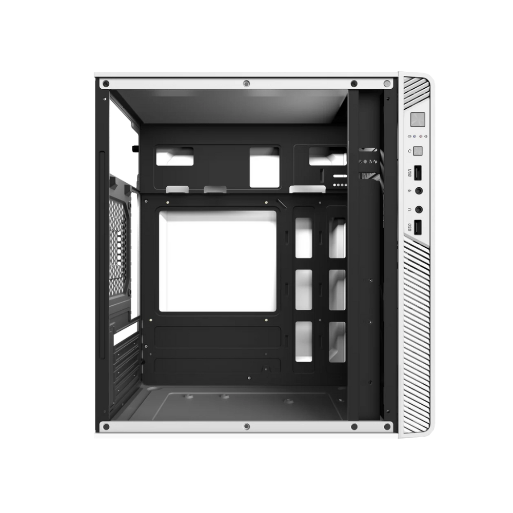 Gabinete Acteck Performance II GI215 Mini Torre ATX 500W Blanco — Modelo AC-935852