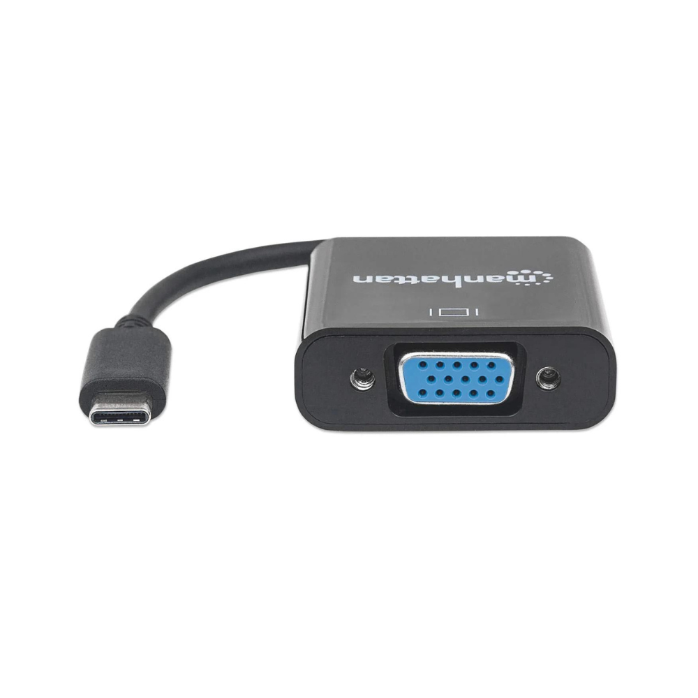 Convertidor Manhattan de Video USB-C a SVGA Hembra (151771)