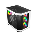 Gabinete Balam Rush Tank 9600 Media Torre USB 3.0 4 Ventiladores ARGB Blanco / Negro — Modelo BR-938693