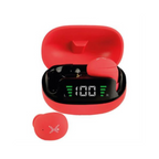 Audífonos Inalámbricos Perfect Choice TWS Mini Tiny Beats Indicador de Carga Rojo