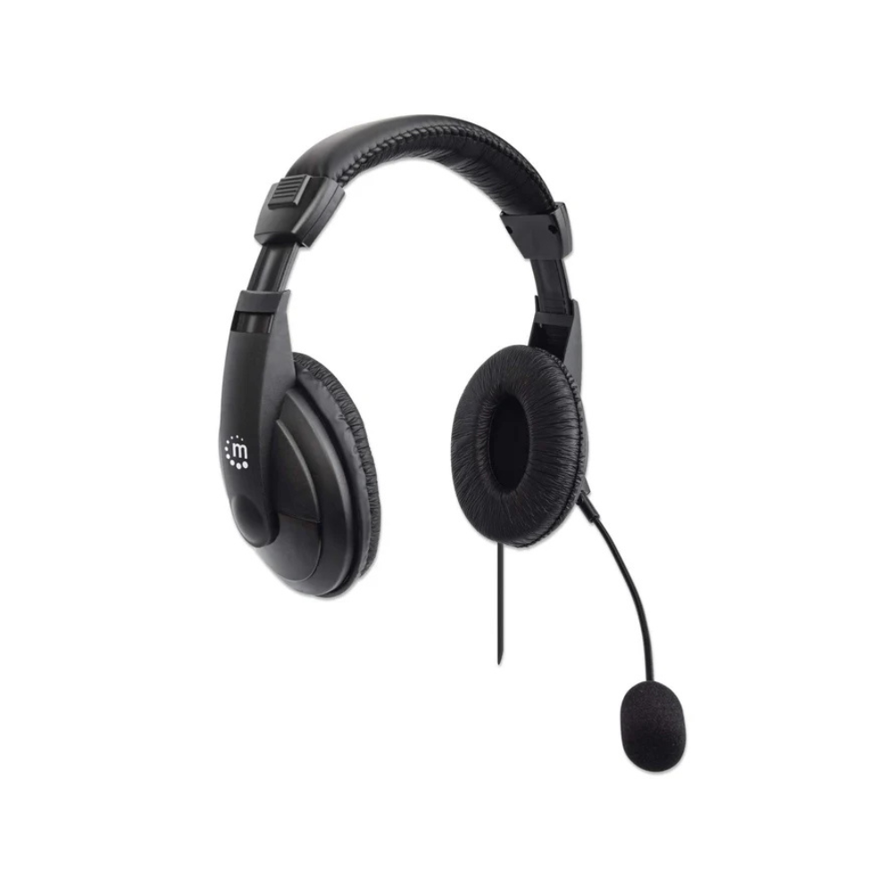 Audifono C/Microfono Manhattan Usb Mediano