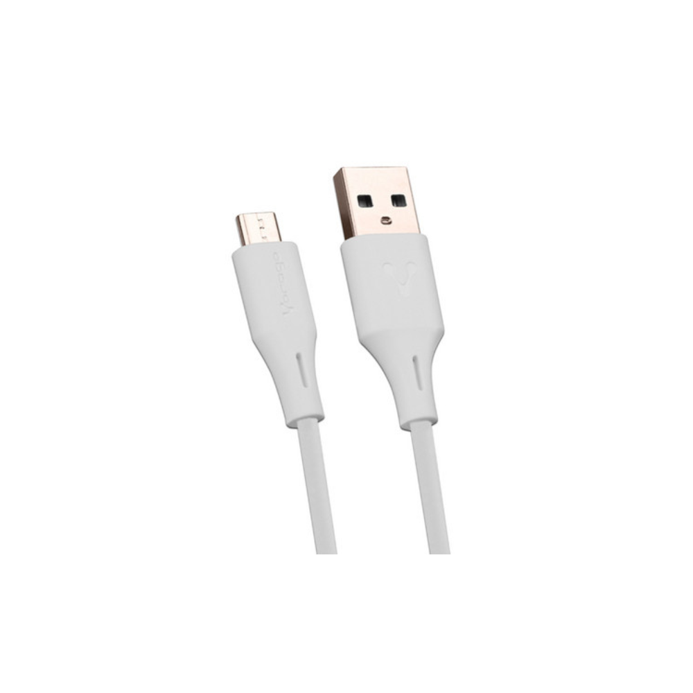 Cable USB Vorago USB a Micro USB 1M Blanco (CAB-M01W)
