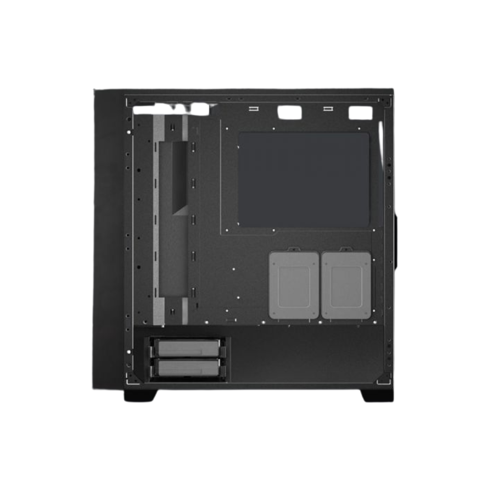 Gabinete Yeyian Mirage S, Mid Tower, ATX/Micro ATX/ITX, USB 3.2, sin Fuente ni Ventiladores RGB, Negro