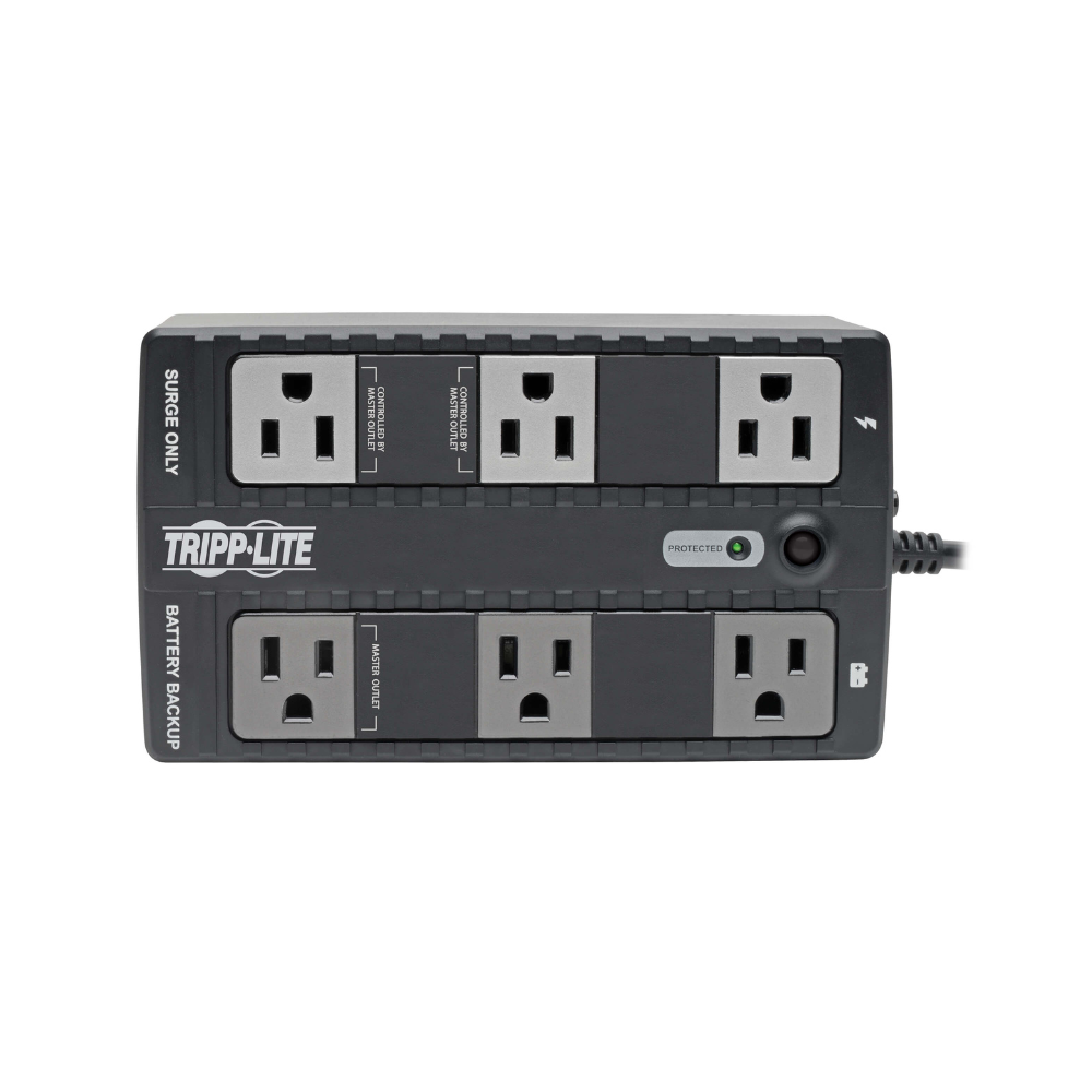 No Break Tripp-Lite Eco350UPS Standby Ahorro de Energía 350VA 210W 120V 50/60Hz Eco USB 6 Salidas