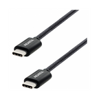 Cable Adata USB-C a USB-C 100Cm Nailon Trenzado Negro (CACC-100PN-BK)