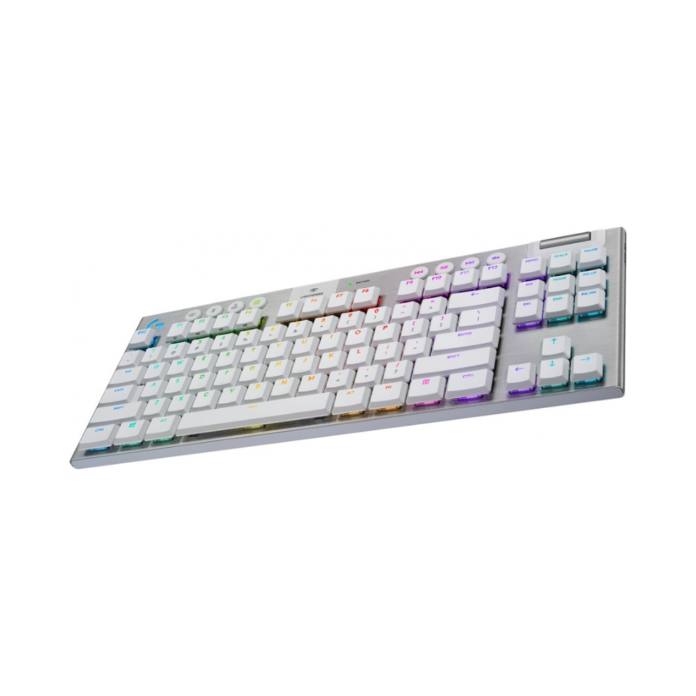 Teclado Logitech G915 TKL Lightspeed USB Bluetooth RGB Blanco (920-009660)