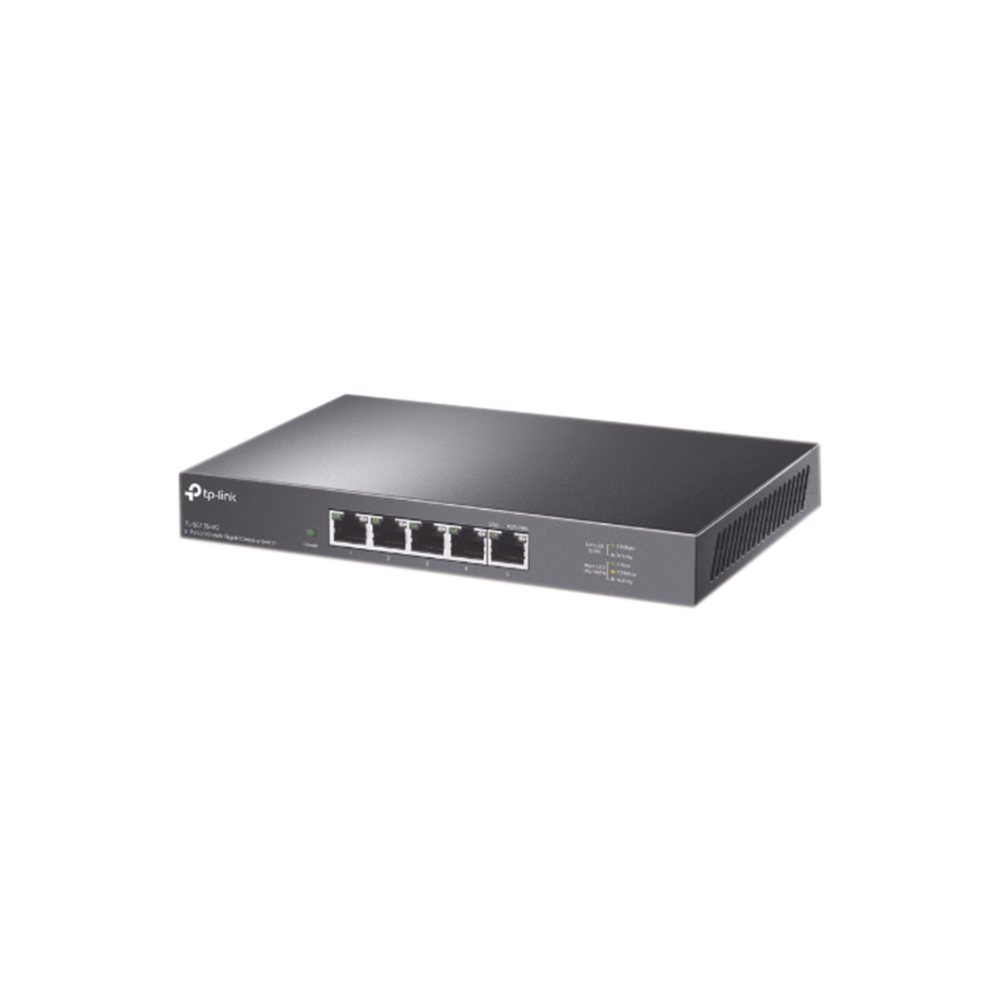 Switch Gigabit No Administrable 5 Puertos 100/1000/2500Mbps, Ideal para WiFi 6