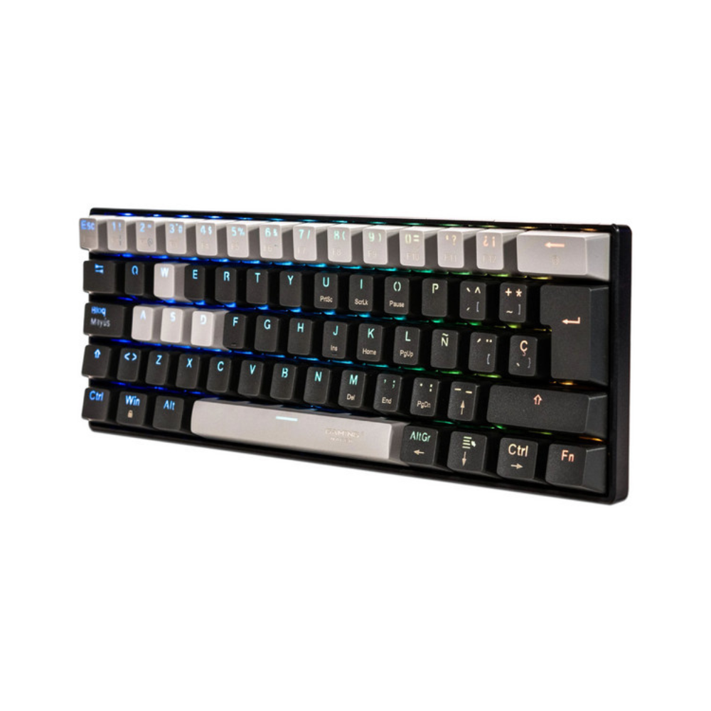 Teclado Naceb mecanico gamer 60 porciento BLACK VIPER color Negro