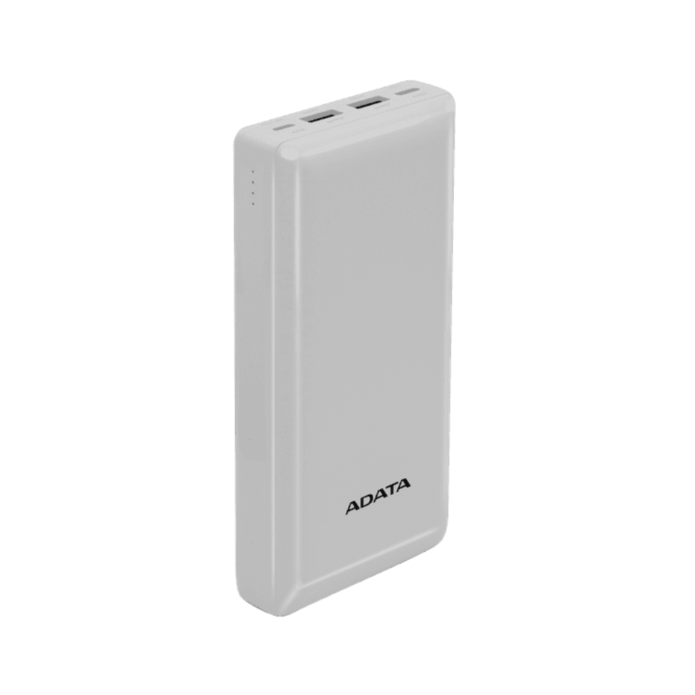 Cargador ADATA Power Bank 20000mAh, Blanco, C20 PBC20-WH